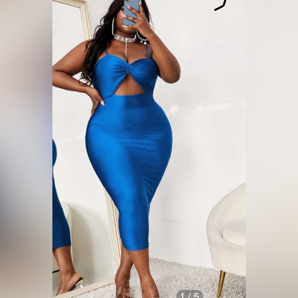 blue maxi dress brand new.